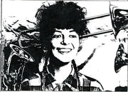 Helen And The Horns : Freight Train (7", Single, Gre)