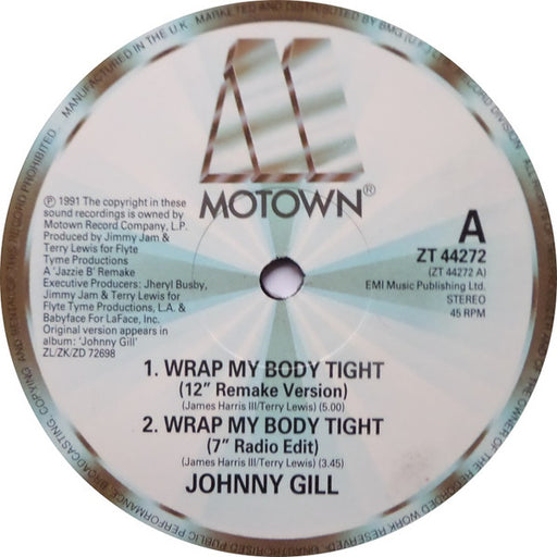 Johnny Gill : Wrap My Body Tight (12", Single)