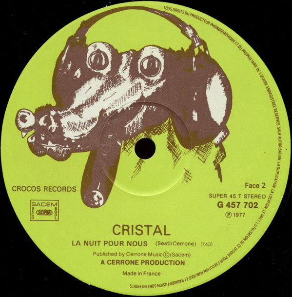Cristal : Phonic / La Nuit Pour Nous (12", Maxi)