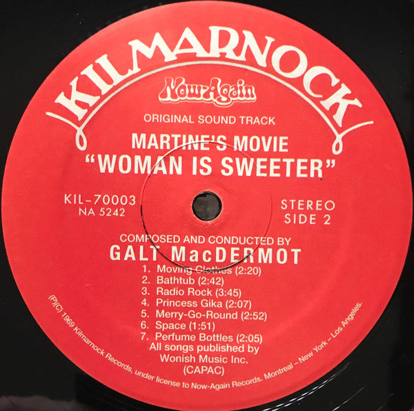 Galt MacDermot : Woman Is Sweeter (Original Soundtrack) (LP, Album, RSD, Ltd, RE)