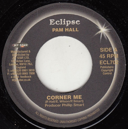 Pam Hall / Bunny Brown : Corner Me / Shupp-Do (7", Single)