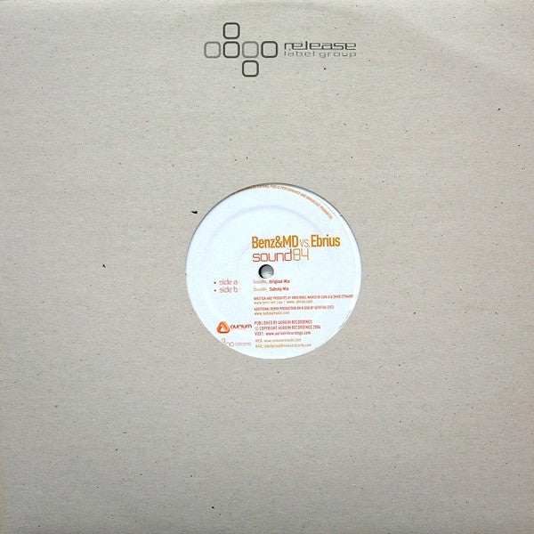 Benz&MD* vs. Ebrius : Sound84 (12")