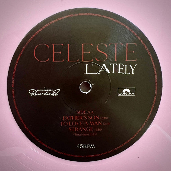 Celeste (8) : Lately EP (12", EP, RSD, Ltd, Pin)