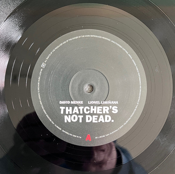 David Menke, Lionel Limiñana : Thatcher's Not Dead. (2xLP, Album, RSD)