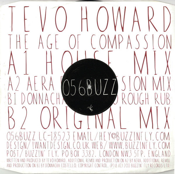 Tevo Howard : The Age Of Compassion (12")