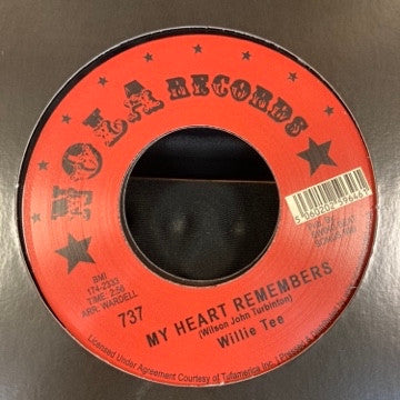 Willie Tee : Please Don't Go / My Heart Remembers  (7", RSD, Single, RE)