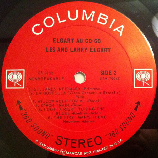 Les & Larry Elgart : Elgart Au Go-Go (LP, Album)