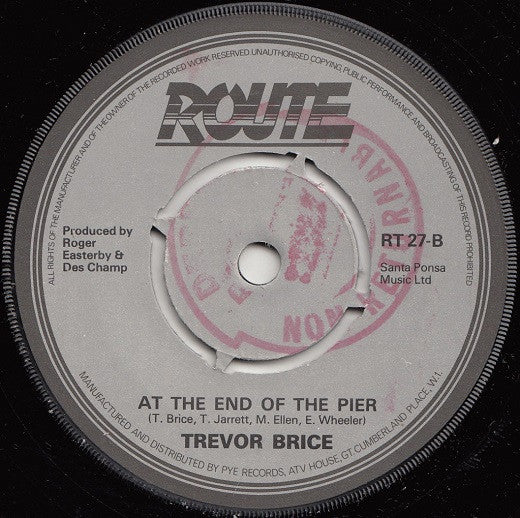 Trevor Brice : Better By Far (7")