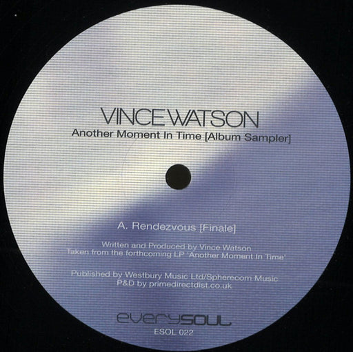 Vince Watson : Another Moment In Time (12", Smplr)