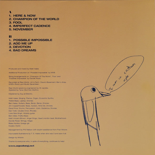 Aqualung : Dead Letters (LP, Album)