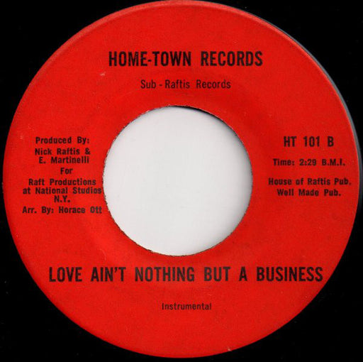 Bobby Adams (2) : Love Ain't Nothing But A Business (7", Single)