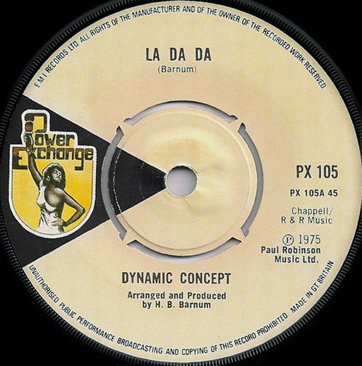 Dynamic Concept : La Da Da / Pressure (7")