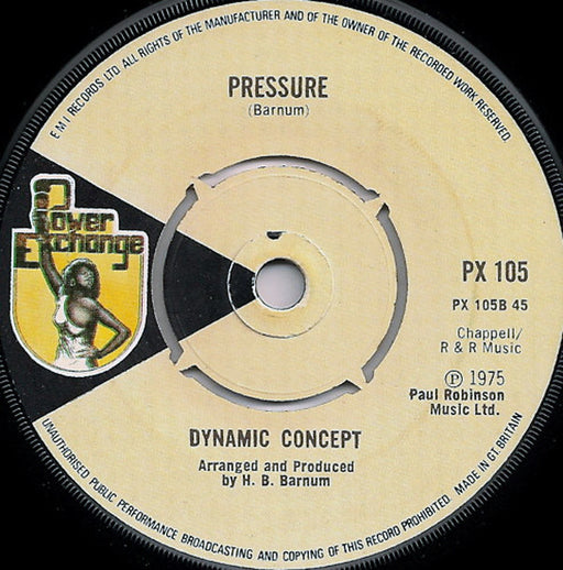 Dynamic Concept : La Da Da / Pressure (7")