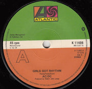 AC/DC : Girls Got Rhythm/Get It Hot (7", Single)