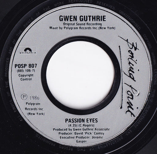 Gwen Guthrie : Ain't Nothin' Goin' On But The Rent (7", Single, Lar)