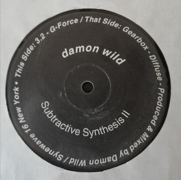 Damon Wild : Subtractive Synthesis II (12", RE, RP)
