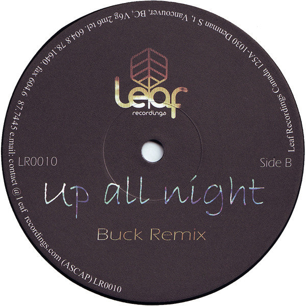 Jay-J & Chris Lum : Up All Night (12")