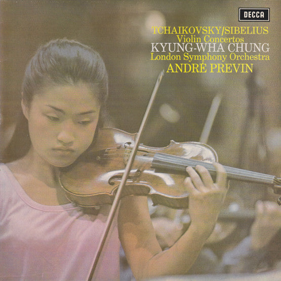 Tchaikovsky* / Sibelius*, Kyung-Wha Chung, London Symphony Orchestra, André Previn : Violin Concertos (LP, NB )