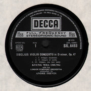 Tchaikovsky* / Sibelius*, Kyung-Wha Chung, London Symphony Orchestra, André Previn : Violin Concertos (LP, NB )