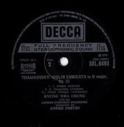 Tchaikovsky* / Sibelius*, Kyung-Wha Chung, London Symphony Orchestra, André Previn : Violin Concertos (LP, NB )
