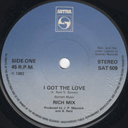 Rich Mix : I Got The Love (7", Single)
