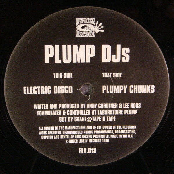 Plump DJs : Plumpy Chunks / Electric Disco (12", Single)