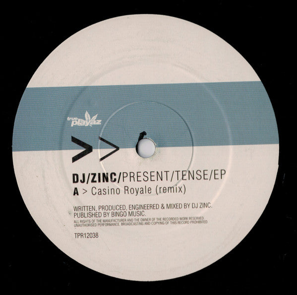 DJ Zinc : Present Tense EP (2x12", EP)