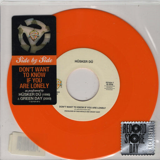 Hüsker Dü / Green Day : Don't Want To Know If You Are Lonely (7", RSD, Single, Ltd, Ora)