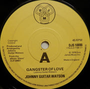 Johnny Guitar Watson : Gangster Of Love (7")