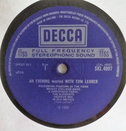 Tom Lehrer : An Evening Wasted With Tom Lehrer (LP, Album, RP)