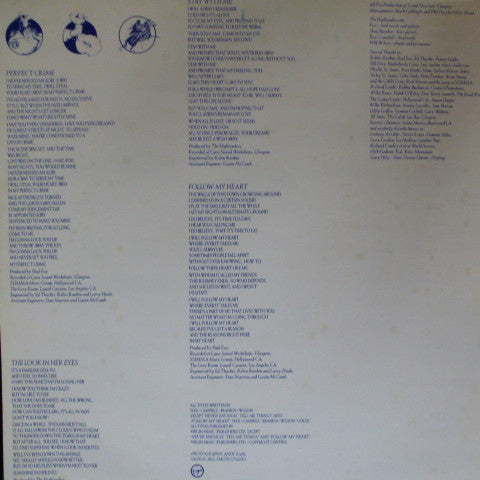 The Highlanders : A Perfect Crime (LP, Album)