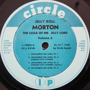 Jelly Roll Morton : The Saga Of Mr. Jelly Lord - Vol. III (Jazz Is... Strictly Music) (LP, Mono, RE)