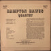 Hampton Hawes Quartet : Hampton Hawes Quartet (10", Album, Mono)