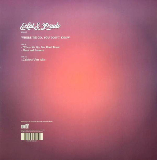 Eclat & Prudo : Where We Go, You Don't Know (12")