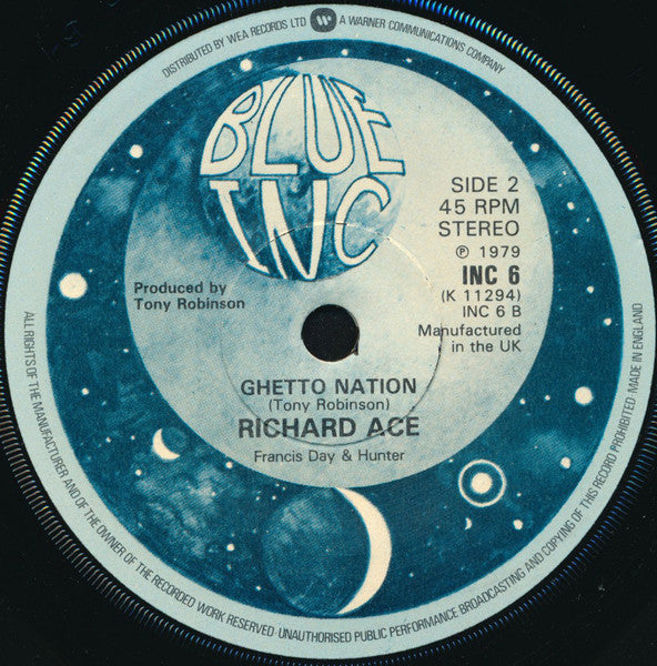 Richard Ace : Substitute / Ghetto Nation (7")