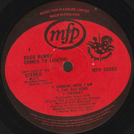 Bugs Bunny : Bugs Bunny Comes To London (LP)