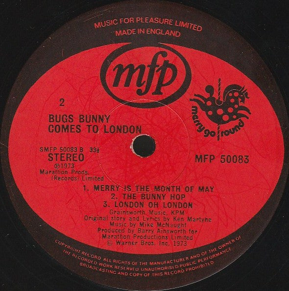 Bugs Bunny : Bugs Bunny Comes To London (LP)