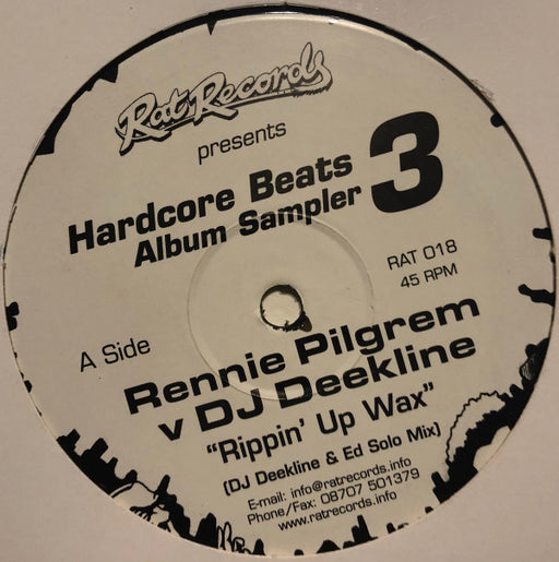 Rennie Pilgrem vs. DJ Dee Kline / Shimano : Hardcore Beats Album Sampler 3 (12")