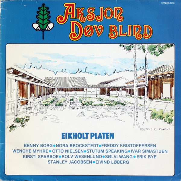 Various : Aksjon Døv Blind - Eikholt Platen (LP, Comp)