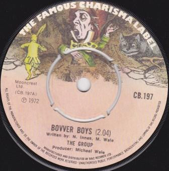 The Group (7) : Bovver Boys (7", Single)