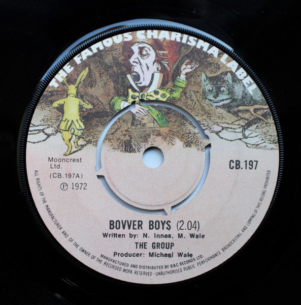 The Group (7) : Bovver Boys (7", Single)