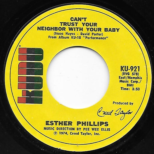 Esther Phillips : Such A Night / Can't Trust Your Neighbor With Your Baby (7")