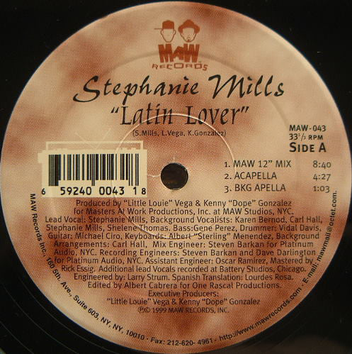 Stephanie Mills : Latin Lover (12")