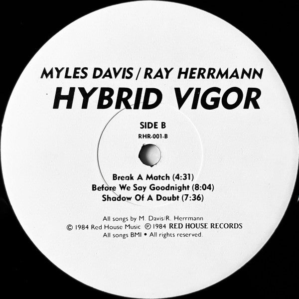 Myles Davis / Ray Herrmann* : Hybrid Vigor (LP, Album)