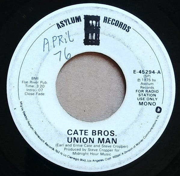 Cate Bros.* : Union Man (7", Promo)