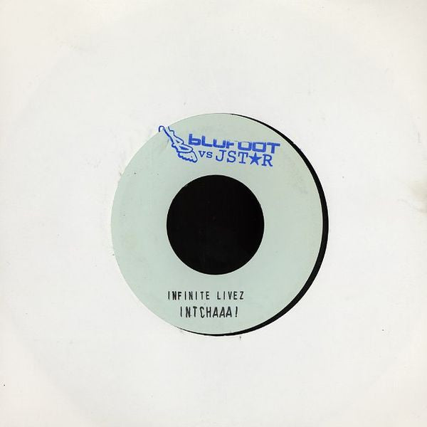 Blufoot vs. Jstar Feat. Mic Assasin ,& Infinite Livez : My Biro / Intchaaa ! (Jstar Remixes) (7", Ltd)