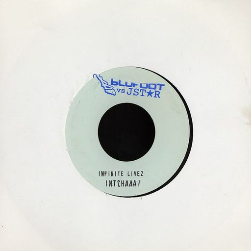 Blufoot vs. Jstar Feat. Mic Assasin ,& Infinite Livez : My Biro / Intchaaa ! (Jstar Remixes) (7", Ltd)