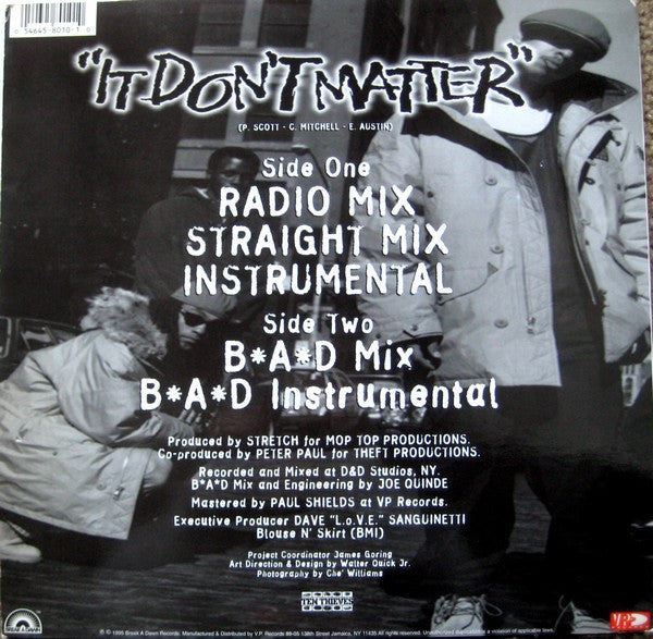 Ten Thieves : It Don't Matter (12")