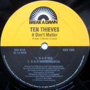 Ten Thieves : It Don't Matter (12")
