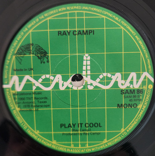 Ray Campi : Caterpillar / Play It Cool (7", Single)